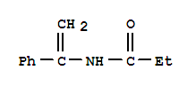 N-(1-苯基乙烯)-丙酰胺結(jié)構(gòu)式_92520-07-5結(jié)構(gòu)式