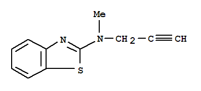 2-Benzothiazolamine,n-methyl-n-2-propynyl-(9ci)Structure,92677-77-5Structure 2-Benzothiazolamine,n-methyl-n-2-propynyl-(9ci) Structure,92677-77-5Structure