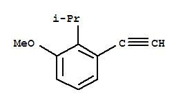 Anisole, 3-ethynyl-2-isopropyl-(7ci)Structure,92722-74-2Structure Anisole, 3-ethynyl-2-isopropyl-(7ci) Structure,92722-74-2Structure