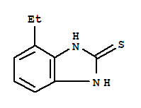 (9ci)-4-乙基-1,3-二氫-2H-苯并咪唑-2-硫酮結(jié)構(gòu)式_92807-03-9結(jié)構(gòu)式