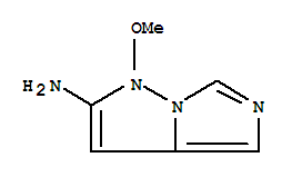 1H-imidazo[1,5-b]pyrazol-2-amine, 1-methoxy- Structure,928337-87-5Structure