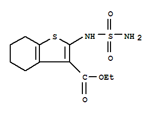 Benzo[b]thiophene-3-carboxylic acid, 2-[(aminosulfonyl)amino]-4,5,6,7-tetrahydro-, ethyl ester (9ci) Structure,92932-03-1Structure