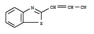 2-Propenenitrile,3-(2-benzothiazolyl)-(9ci)Structure,94663-46-4Structure 2-Propenenitrile,3-(2-benzothiazolyl)-(9ci) Structure,94663-46-4Structure