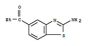 1-Propanone,1-(2-amino-5-benzothiazolyl)-(9ci)Structure,94704-09-3Structure 1-Propanone,1-(2-amino-5-benzothiazolyl)-(9ci) Structure,94704-09-3Structure