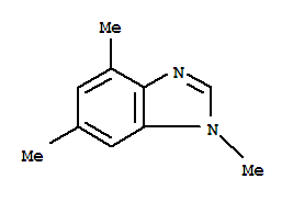1H-benzimidazole,1,4,6-trimethyl-(9ci)Structure,96048-80-5Structure 1H-benzimidazole,1,4,6-trimethyl-(9ci) Structure,96048-80-5Structure