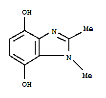 1H-benzimidazole-4,7-diol,1,2-dimethyl-(9ci)Structure,97042-59-6Structure 1H-benzimidazole-4,7-diol,1,2-dimethyl-(9ci) Structure,97042-59-6Structure