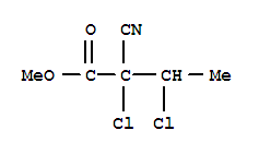 Butyric acid, 2,3-dichloro-2-cyano-, methyl ester (6ci)Structure,98198-89-1Structure Butyric acid, 2,3-dichloro-2-cyano-, methyl ester (6ci) Structure,98198-89-1Structure