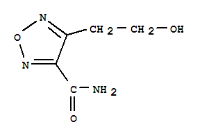 1,2,5-Oxadiazole-3-carboxamide,4-(2-hydroxyethyl)-(9ci)Structure,98384-45-3Structure 1,2,5-Oxadiazole-3-carboxamide,4-(2-hydroxyethyl)-(9ci) Structure,98384-45-3Structure