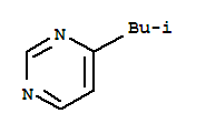 (6CI)-4-異丁基嘧啶結(jié)構(gòu)式_98489-37-3結(jié)構(gòu)式