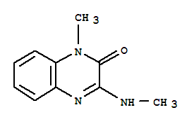 2(1H)-quinoxalinone,1-methyl-3-methylamino-(6ci)Structure,99055-90-0Structure 2(1H)-quinoxalinone,1-methyl-3-methylamino-(6ci) Structure,99055-90-0Structure