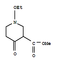 Nipecotic acid, 1-ethoxy-4-oxo-, methyl ester (6ci)Structure,99063-40-8Structure Nipecotic acid, 1-ethoxy-4-oxo-, methyl ester (6ci) Structure,99063-40-8Structure