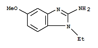 (6ci)-2-氨基-1-乙基-5-甲氧基-苯并咪唑結構式_99168-12-4結構式