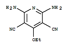 (6ci)-2,6-二氨基-4-乙氧基-3,5-吡啶二甲腈結(jié)構(gòu)式_99359-08-7結(jié)構(gòu)式