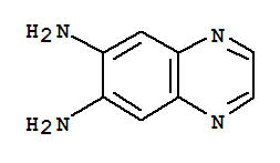 Quinoxaline, 6,7-diamino-(6ci)Structure,99584-28-8Structure Quinoxaline, 6,7-diamino-(6ci) Structure,99584-28-8Structure