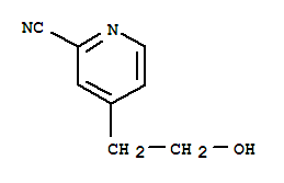 2-Pyridinecarbonitrile,4-(2-hydroxyethyl)-(9ci)Structure,99584-77-7Structure 2-Pyridinecarbonitrile,4-(2-hydroxyethyl)-(9ci) Structure,99584-77-7Structure