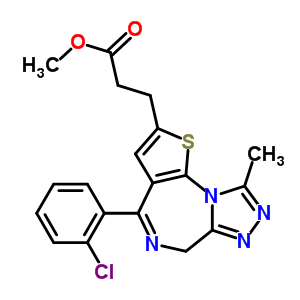 4-(2-氯苯基)-9-甲基-6H-噻吩并[3,2-f][1,2,4]噻唑并[4,3-a][1,4]二氮雜卓-2-丙酸甲酯結構式_100827-83-6結構式