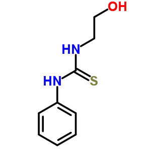 1-Phenyl-3-(2-hydroxyethyl)thioureaStructure,102-12-5Structure 1-Phenyl-3-(2-hydroxyethyl)thiourea Structure,102-12-5Structure
