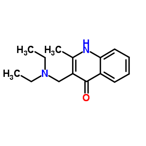 3-(Diethylaminomethyl)-2-methyl-1h-quinolin-4-oneStructure,10299-17-9Structure 3-(Diethylaminomethyl)-2-methyl-1h-quinolin-4-one Structure,10299-17-9Structure