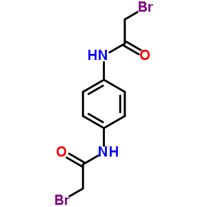 Acetamide,n,n-1,4-phenylenebis[2-bromo-Structure,10328-52-6Structure Acetamide,n,n-1,4-phenylenebis[2-bromo- Structure,10328-52-6Structure