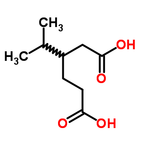Hexanedioic acid,3-(1-methylethyl)-Structure,10347-87-2Structure Hexanedioic acid,3-(1-methylethyl)- Structure,10347-87-2Structure
