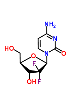4-Amino-1-(2-deoxy-2,2-difluoropentofuranosyl)-2(1h)-pyrimidinoneStructure,103882-85-5Structure 4-Amino-1-(2-deoxy-2,2-difluoropentofuranosyl)-2(1h)-pyrimidinone Structure,103882-85-5Structure