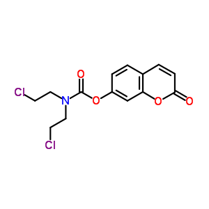 (2-Oxochromen-7-yl) n,n-bis(2-chloroethyl)carbamateStructure,10441-02-8Structure (2-Oxochromen-7-yl) n,n-bis(2-chloroethyl)carbamate Structure,10441-02-8Structure