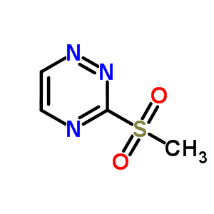 3-(甲基磺酰基)-1,2,4-三嗪結(jié)構(gòu)式_105783-77-5結(jié)構(gòu)式