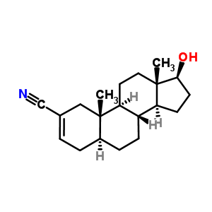 17β-hydroxy-5α-androst-2-ene-2-carbonitrileStructure,1093-60-3Structure 17β-hydroxy-5α-androst-2-ene-2-carbonitrile Structure,1093-60-3Structure