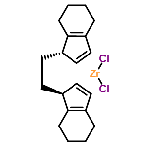 [(R,R)-亞乙基二(4,5,6,7-四氫-1-茚基)]二氯化鋯(IV)結構式_109429-79-0結構式