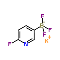 Potassiumtrifluoro(6-fluoropyridin-3-yl)borateStructure,1111732-94-5Structure Potassiumtrifluoro(6-fluoropyridin-3-yl)borate Structure,1111732-94-5Structure
