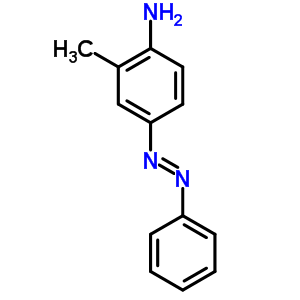 Benzenamine,2-methyl-4-(2-phenyldiazenyl)-Structure,1142-13-8Structure Benzenamine,2-methyl-4-(2-phenyldiazenyl)- Structure,1142-13-8Structure