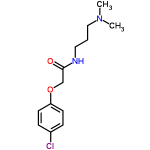 2-(4-Chlorophenoxy)-n-(3-dimethylaminopropyl)acetamideStructure,1149-65-1Structure 2-(4-Chlorophenoxy)-n-(3-dimethylaminopropyl)acetamide Structure,1149-65-1Structure