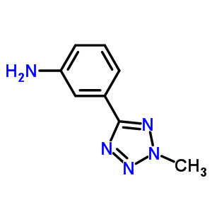 3-(2-Methyl-2h-tetrazol-5-yl)anilineStructure,114934-51-9Structure 3-(2-Methyl-2h-tetrazol-5-yl)aniline Structure,114934-51-9Structure