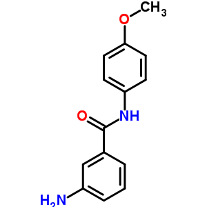3-Amino-n-(4-methoxyphenyl)benzamideStructure,115175-19-4Structure 3-Amino-n-(4-methoxyphenyl)benzamide Structure,115175-19-4Structure