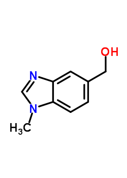 1H-Benzimidazole-5-methanol,1-methyl-Structure,115576-91-5Structure 1H-Benzimidazole-5-methanol,1-methyl- Structure,115576-91-5Structure