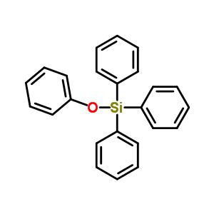 苯氧基-三苯基-硅烷結(jié)構(gòu)式_1169-05-7結(jié)構(gòu)式