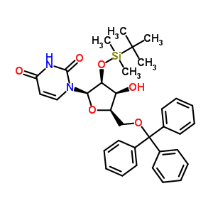 2’-O-(tert-butyldimethylsilyl)-5’-o-trityluridineStructure,117136-35-3Structure 2’-O-(tert-butyldimethylsilyl)-5’-o-trityluridine Structure,117136-35-3Structure