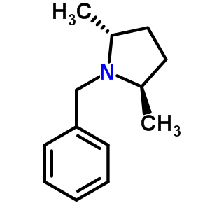 (2R,5R)-N-芐基-2,5-二甲基吡咯烷結構式_119008-53-6結構式