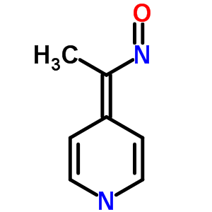 1-(4-吡啶)-1-乙酮肟結(jié)構(gòu)式_1194-99-6結(jié)構(gòu)式