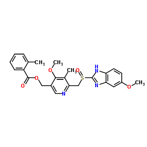 O-toluoyl-5-hydroxy omeprazoleStructure,120003-79-4Structure O-toluoyl-5-hydroxy omeprazole Structure,120003-79-4Structure