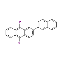 9,10-Dibromo-2-(2-naphthalenyl)anthraceneStructure,1206628-35-4Structure 9,10-Dibromo-2-(2-naphthalenyl)anthracene Structure,1206628-35-4Structure