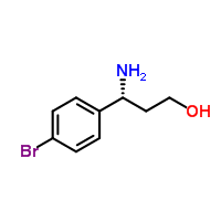 (3R)-3-amino-3-(4-bromophenyl)propanolStructure,1213037-93-4Structure (3R)-3-amino-3-(4-bromophenyl)propanol Structure,1213037-93-4Structure