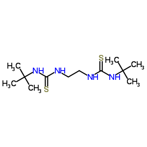 Thiourea,n,n-1,2-ethanediylbis[n-(1,1-dimethylethyl)-(9ci)Structure,13057-37-9Structure Thiourea,n,n-1,2-ethanediylbis[n-(1,1-dimethylethyl)-(9ci) Structure,13057-37-9Structure