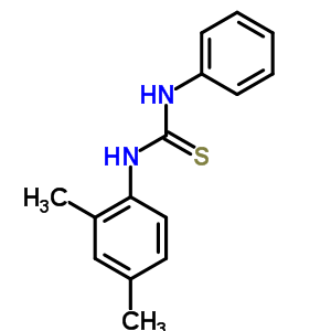 Thiourea,n-(2,4-dimethylphenyl)-n-phenyl-Structure,13140-56-2Structure Thiourea,n-(2,4-dimethylphenyl)-n-phenyl- Structure,13140-56-2Structure