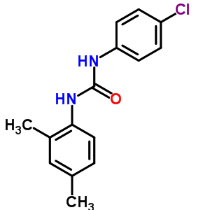 Urea,n-(4-chlorophenyl)-n-(2,4-dimethylphenyl)-Structure,13208-52-1Structure Urea,n-(4-chlorophenyl)-n-(2,4-dimethylphenyl)- Structure,13208-52-1Structure