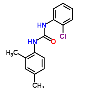 Urea,n-(2-chlorophenyl)-n-(2,4-dimethylphenyl)-Structure,13257-12-0Structure Urea,n-(2-chlorophenyl)-n-(2,4-dimethylphenyl)- Structure,13257-12-0Structure