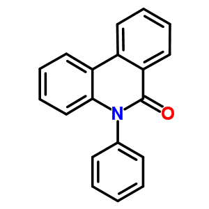 6(5H)-phenanthridinone,5-phenyl-Structure,13355-65-2Structure 6(5H)-phenanthridinone,5-phenyl- Structure,13355-65-2Structure