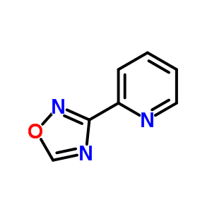 2-(1,2,4-噁二唑-3-基)-吡啶結(jié)構(gòu)式_13389-59-8結(jié)構(gòu)式