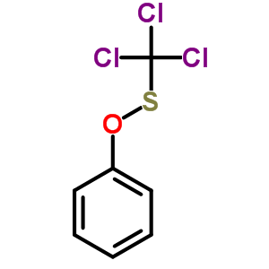 TrichloromethylsulfanyloxybenzeneStructure,13400-05-0Structure Trichloromethylsulfanyloxybenzene Structure,13400-05-0Structure