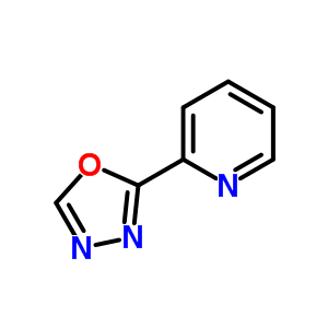 2-(1,3,4-噁二唑-2-基)-吡啶結(jié)構(gòu)式_13428-22-3結(jié)構(gòu)式